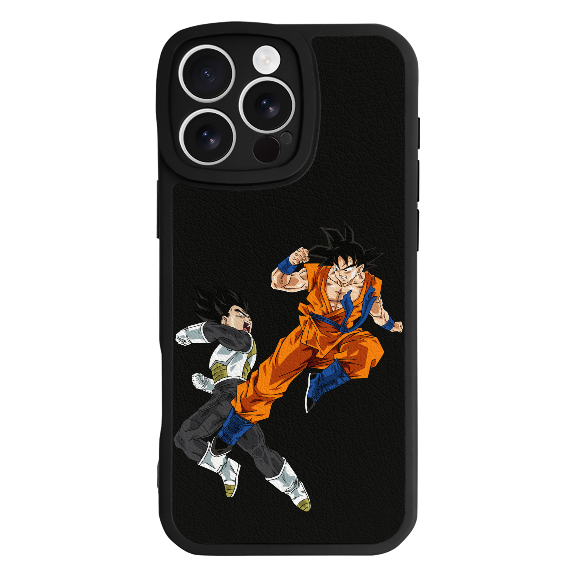 （画像用） ドラゴンボール 孫悟空（そん ごくう）Son Goku カカロット DRAGON BALL Kakarotto 【iPhone 16シリーズ対応】シリコンスマホケース（レザー調） 材質：シリコン